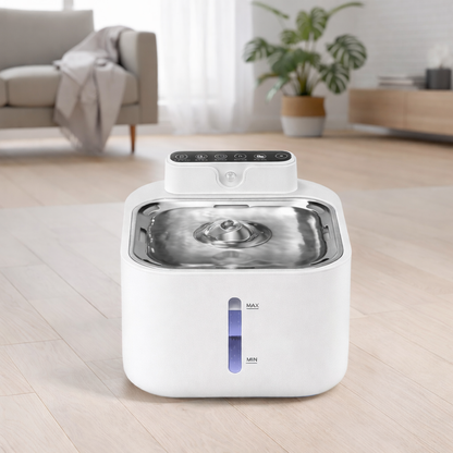 Pet Drinking Water Bowl with Floating Design - Non-Wetting, Non-Skid, Large Capacity