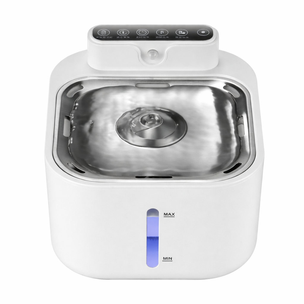 Pet Drinking Water Bowl with Floating Design - Non-Wetting, Non-Skid, Large Capacity